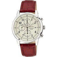 ***FREE SHIPPING IN STOCK***Seiko Men's SNDC31 Classic Stainless Steel Chronograph Watch with Bro...