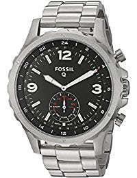 **FREE SHIPPING IN STOCK**Fossil Mens Hybrid Smartwatch - Q Nate Stainless Steel FTW1123