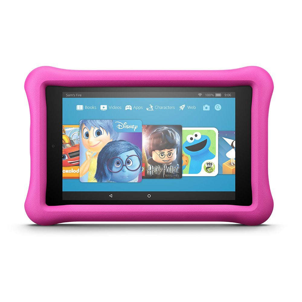 **FREE SHIPPING IN STOCK**Fire HD 8 Kids Edition Tablet, 8" HD Display 32GB Pink Kid-Proof Case
