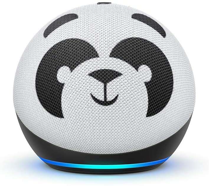 Echo Dot (4th Gen) Kids Edition | Designed for kids, with parental controls | Panda