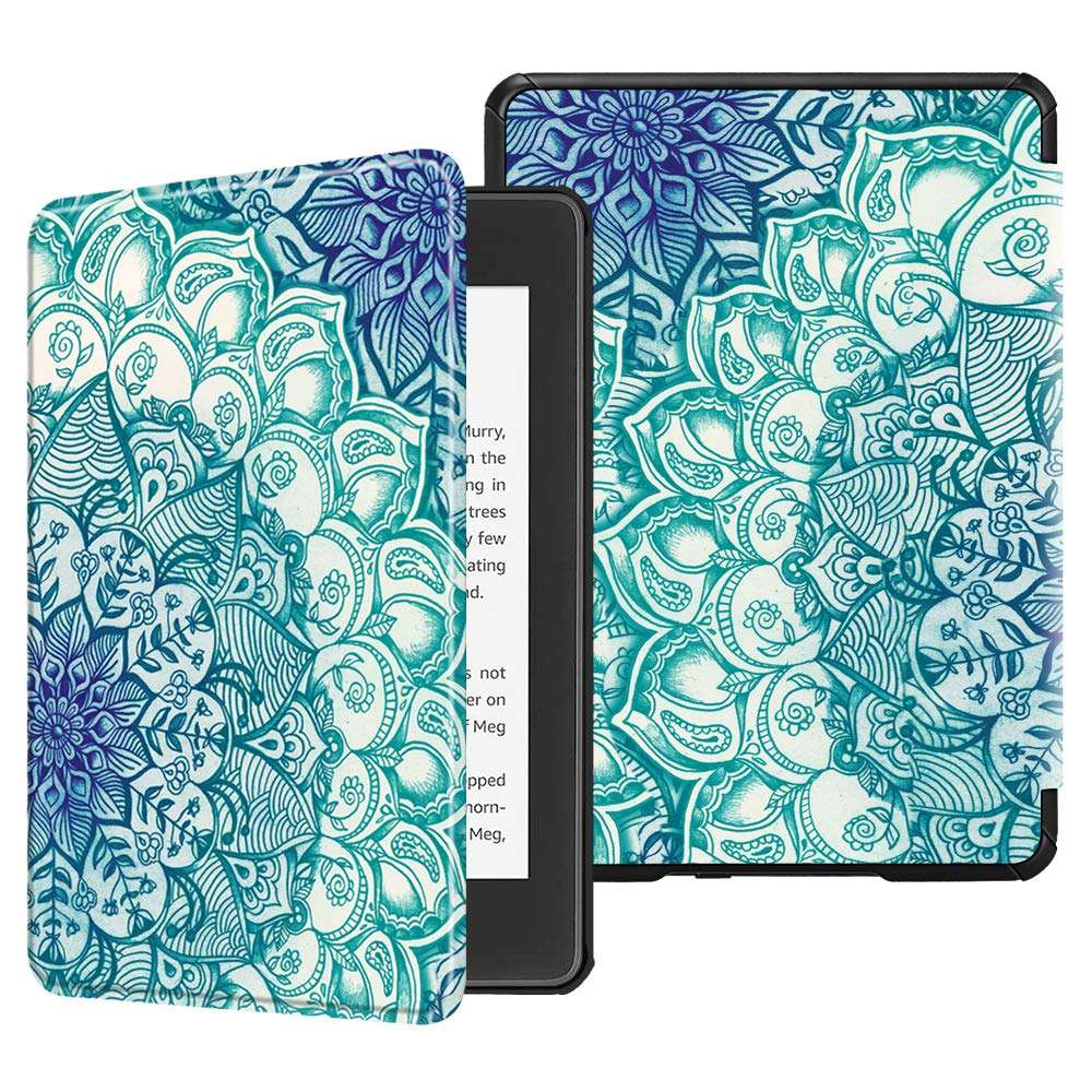 Fintie Case Fits Kindle Paperwhite (10th Generation, 2018 Release) Emerald Illusions*IN STOCK*