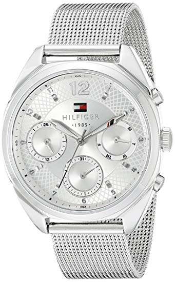 Tommy Hilfiger Women's 1781628 Sophisticated Sport Silver-Tone Stainless Steel Watch