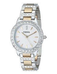 *Fossil Ladies ES2409 Jesse Two-Tone Stainless Steel Watch with Link Bracelet
