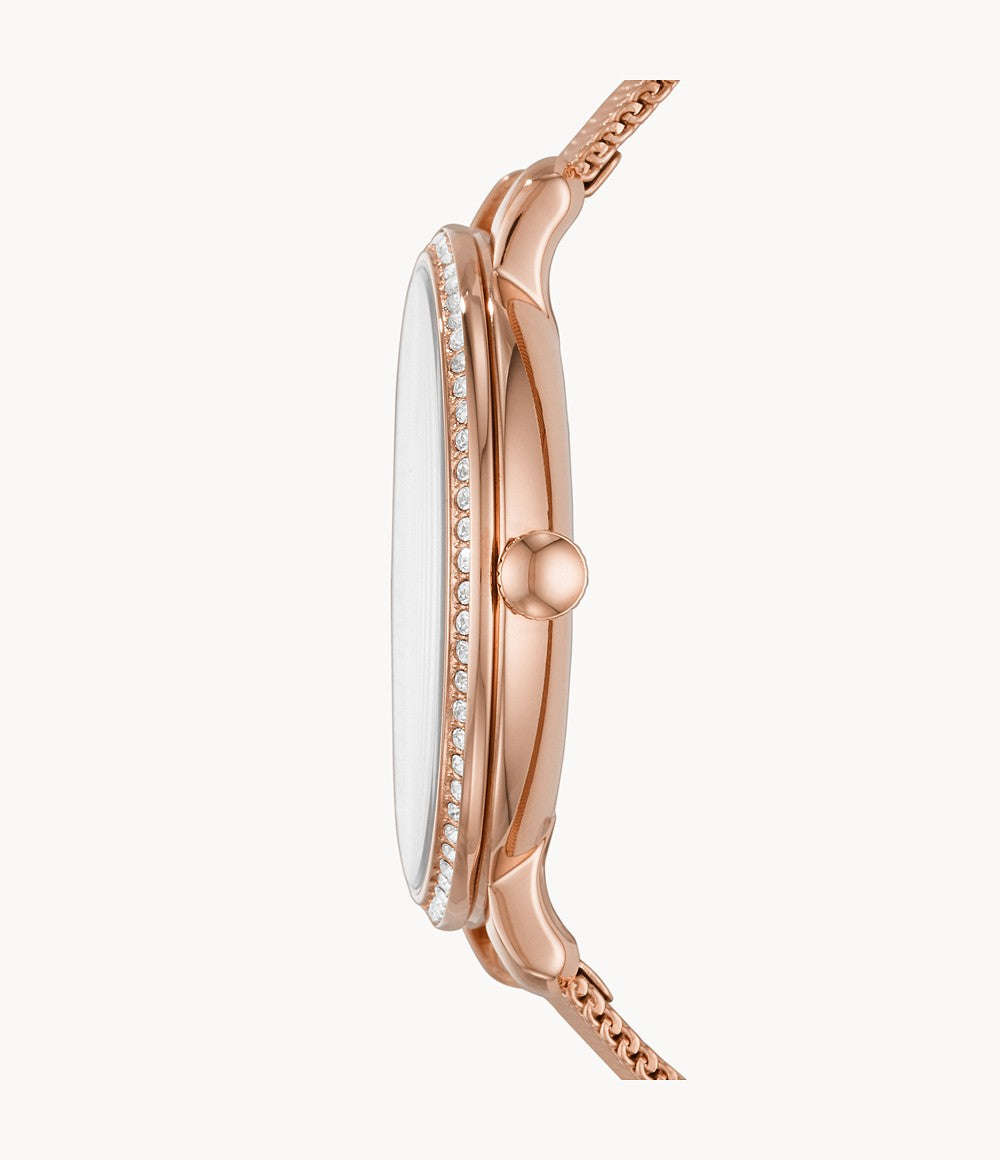 Fossil Women's Jacqueline Stainless Steel Dress Quartz Watch ES4628