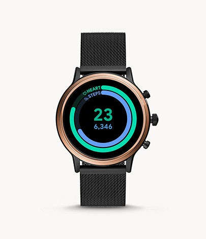 Fossil Gen 5 Carlyle  FTW6036 Stainless Steel Touchscreen Smartwatch with Speaker, Heart Rate, GP...