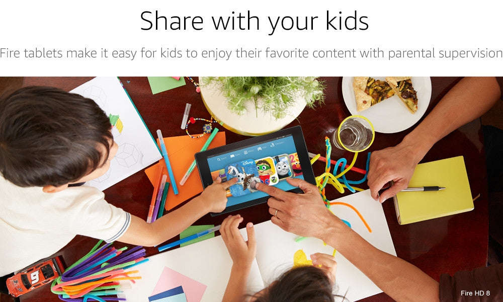 **FREE SHIPPING IN STOCK**Amazon Kindle Fire 7" 8GB - 5th Generation 2015 Model Black - WiFi