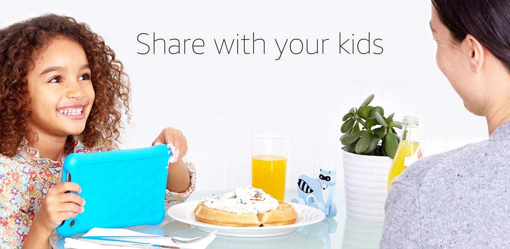 **FREE SHIPPING IN STOCK**Fire HD 8 Tablet with Alexa, 8" HD Display, 16 GB, Punch Red - with Spe...