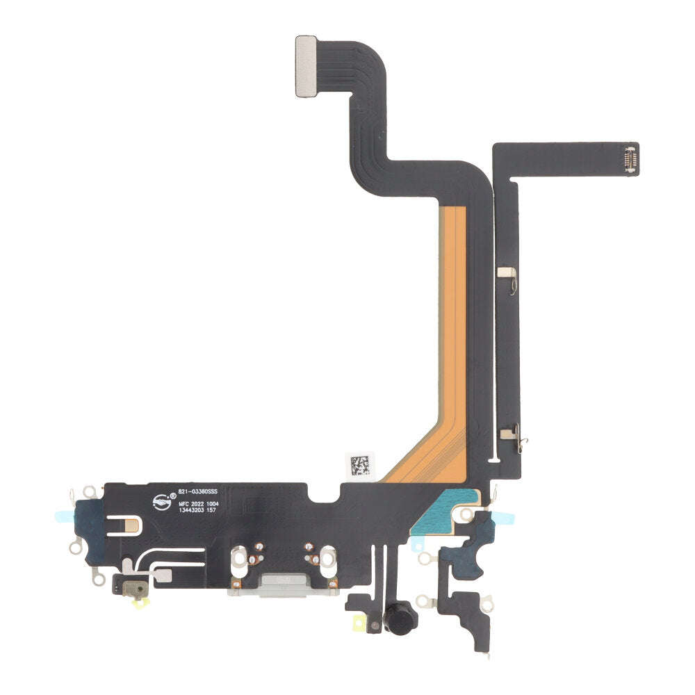 Charging Port Flex Cable for iPhone 14 Pro Max White OEM