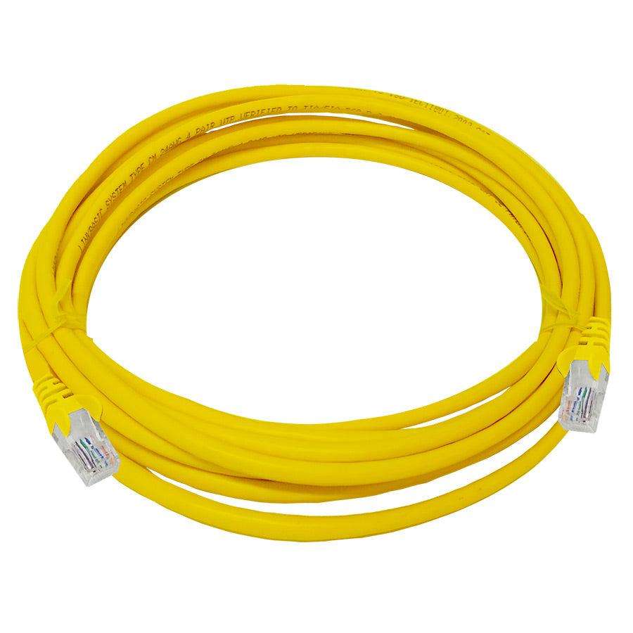 Linkbasic 5 Metre UTP Cat5e Flylead Yellow
