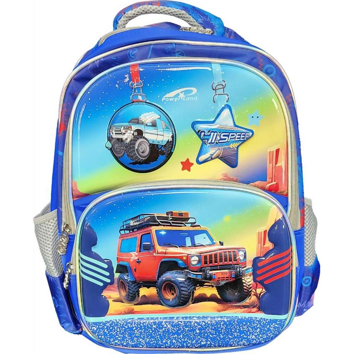 16" 3D CAR KIDS BACKPACK