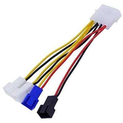 MOLEX TO 4 X FAN HEADER