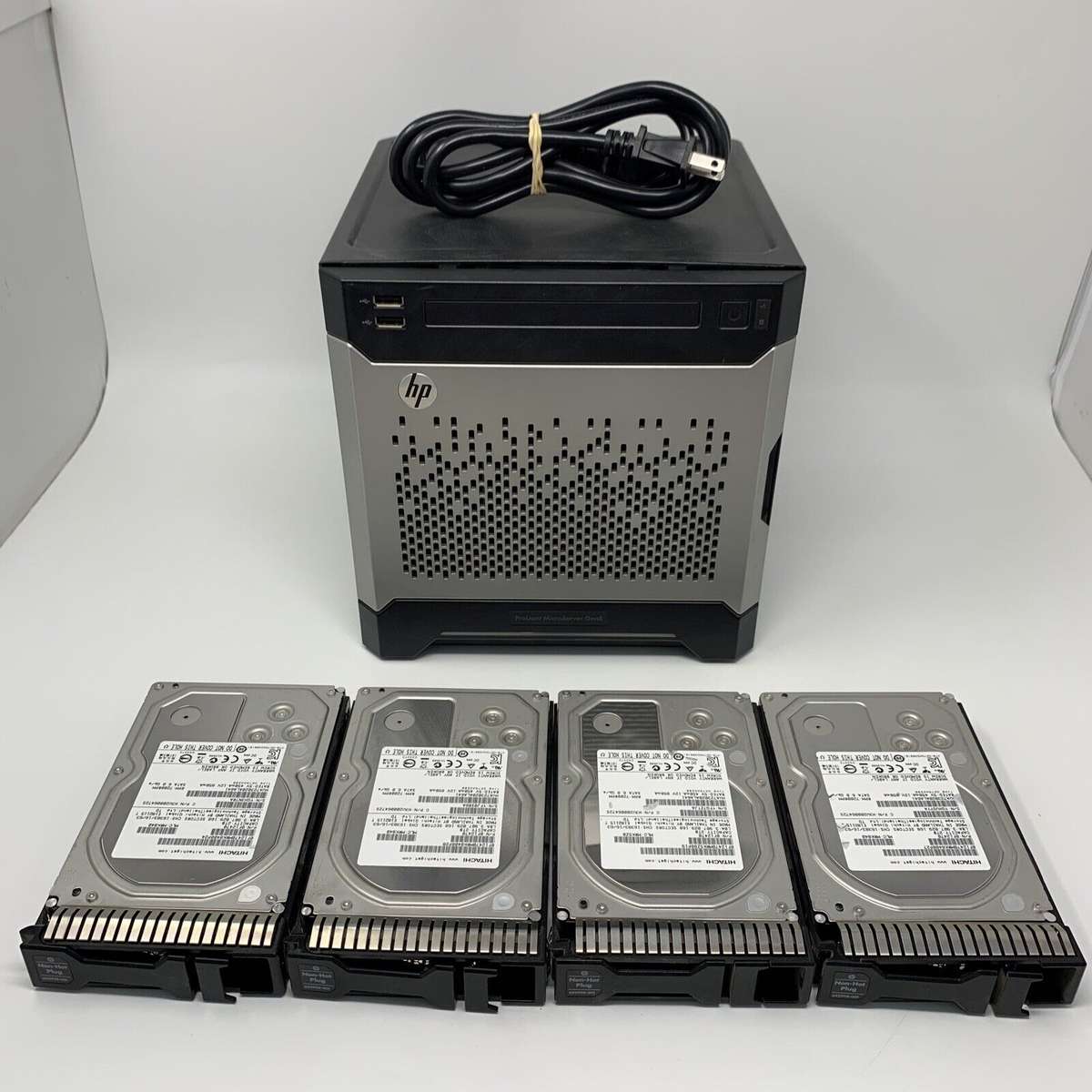 HPE ProLiant MicroServer Gen8: Intel 2.3Ghz 8GB Memory, 500GB HDD Drive (Used)