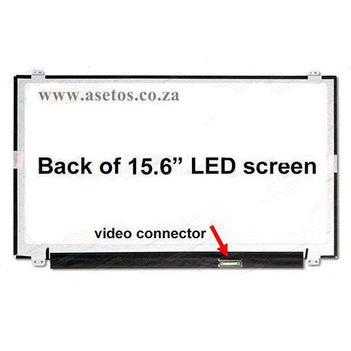 15.6" 30 Pin Slim LED Laptop Screen With Bottom Right Connector (Resolution = 1366*768 )