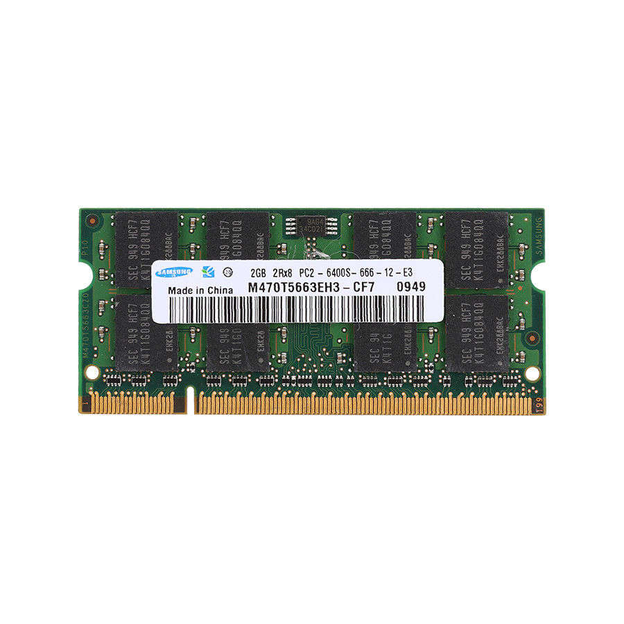 2GB DDR2 800MHZ PC2-6400 SO-DIMM 200PIN Mix-Branded Notebook Laptop Memory RAM (Refurbished 1 x 2...