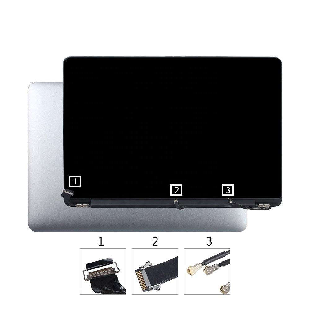 A1502 13 inch MacBook Pro Silver Replacement Display Screen Assembly | Early 2015 Model  (Used)