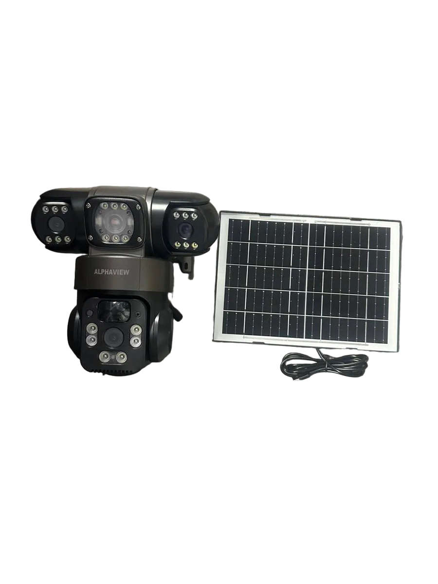 4G IPC 262-09 Solar Security Camera with Triple Lens (10008320)