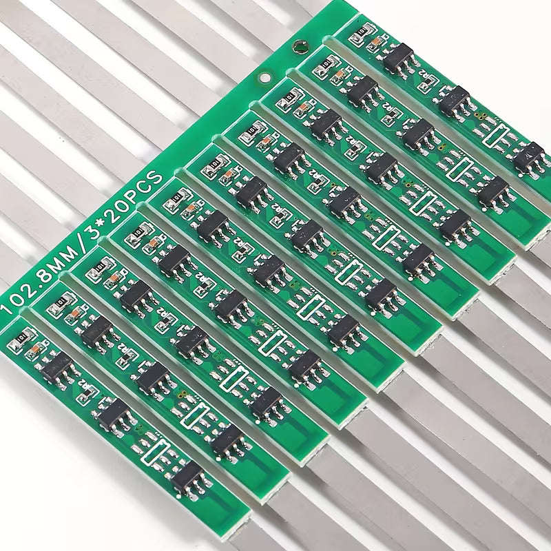 1S 3.7V 2A li-ion BMS PCM 18650 Battery Protection Board PCB for 18650 lithium Battery Double MOS...