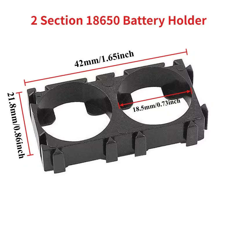 1Pcs Double 18650 Lithium Battery Fixed Composite Bracket (10003271)