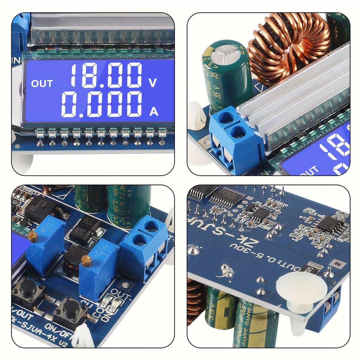 DC-DC Buck Boost Converter Module 5.5-30V (10008154)