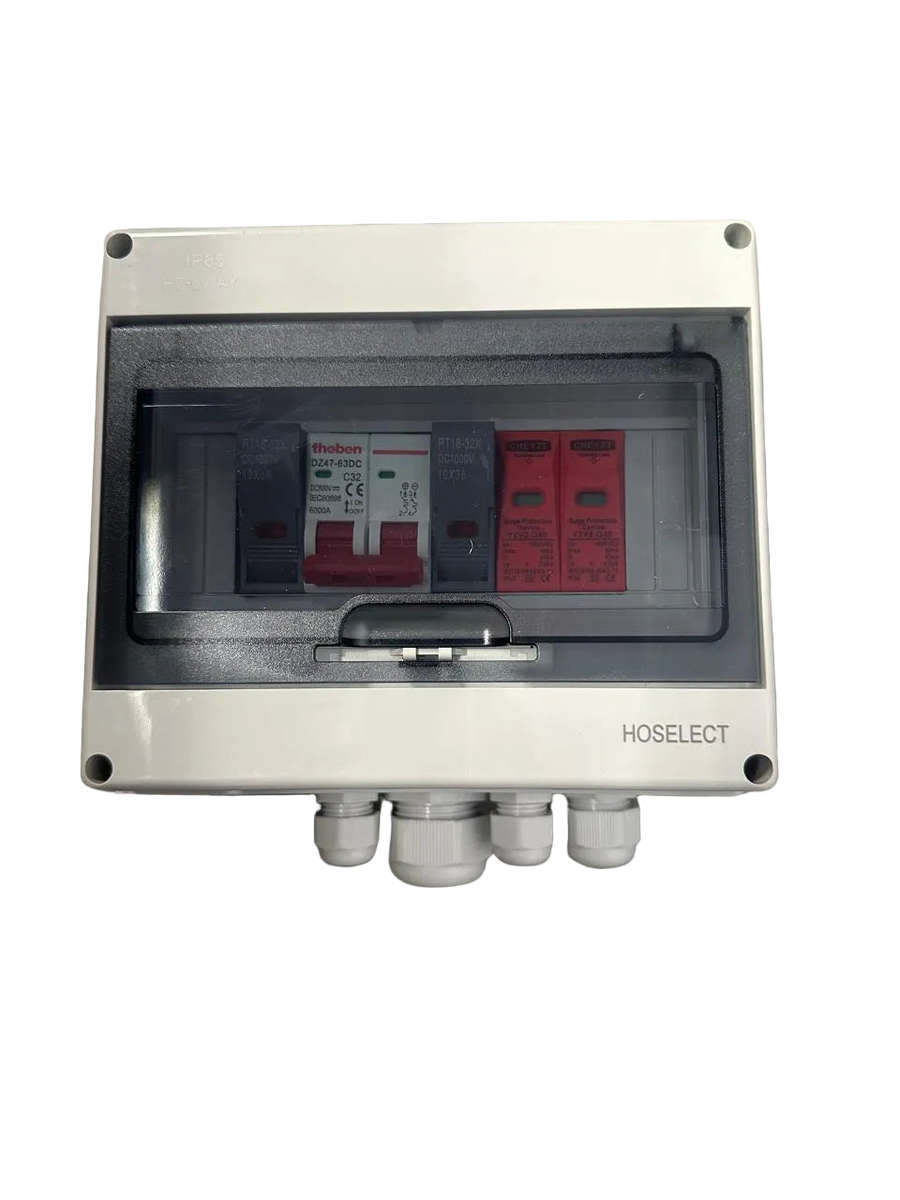 Solar photovoltaic PV DC Combiner Box Surge Lightning Protection 1 input 1 out DC 1000V (10008385)