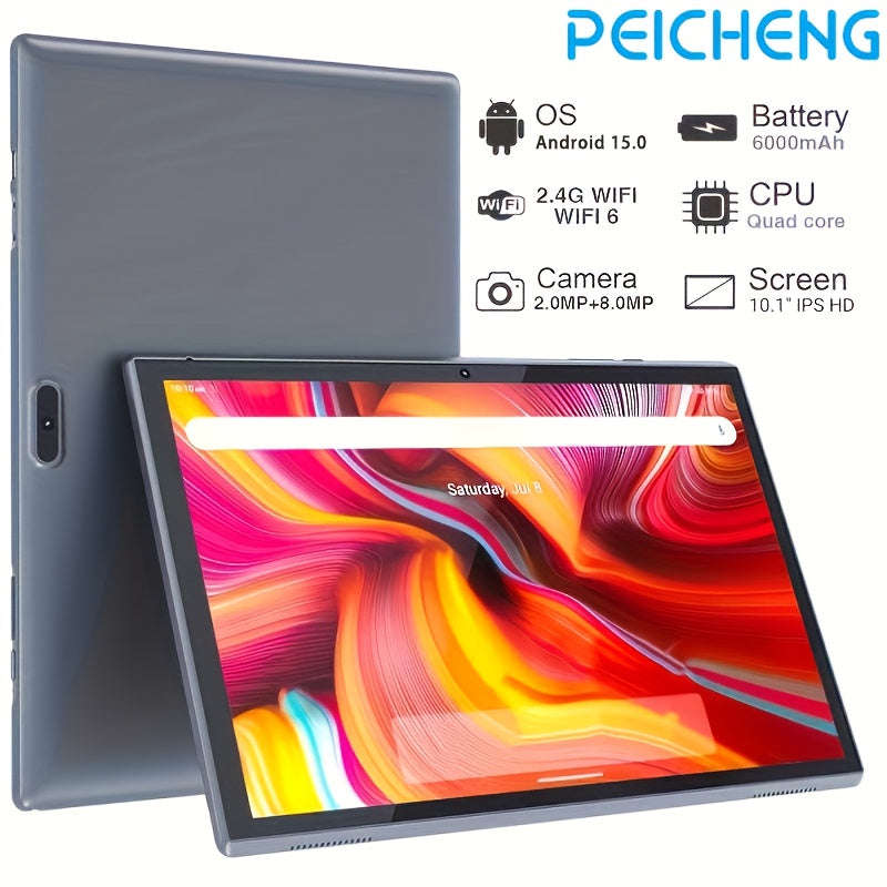 PEICHENG 10.1 Inch Pad Android 15 Tablet - RK3326S 4-Core 8 (3+5)GB RAM 32GB ROM (10000861)