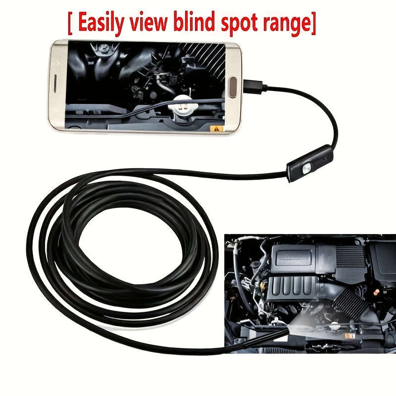 1Meter Cable 5.55mm Lens 3 in 1 Android Phone Endoscope (10007930)