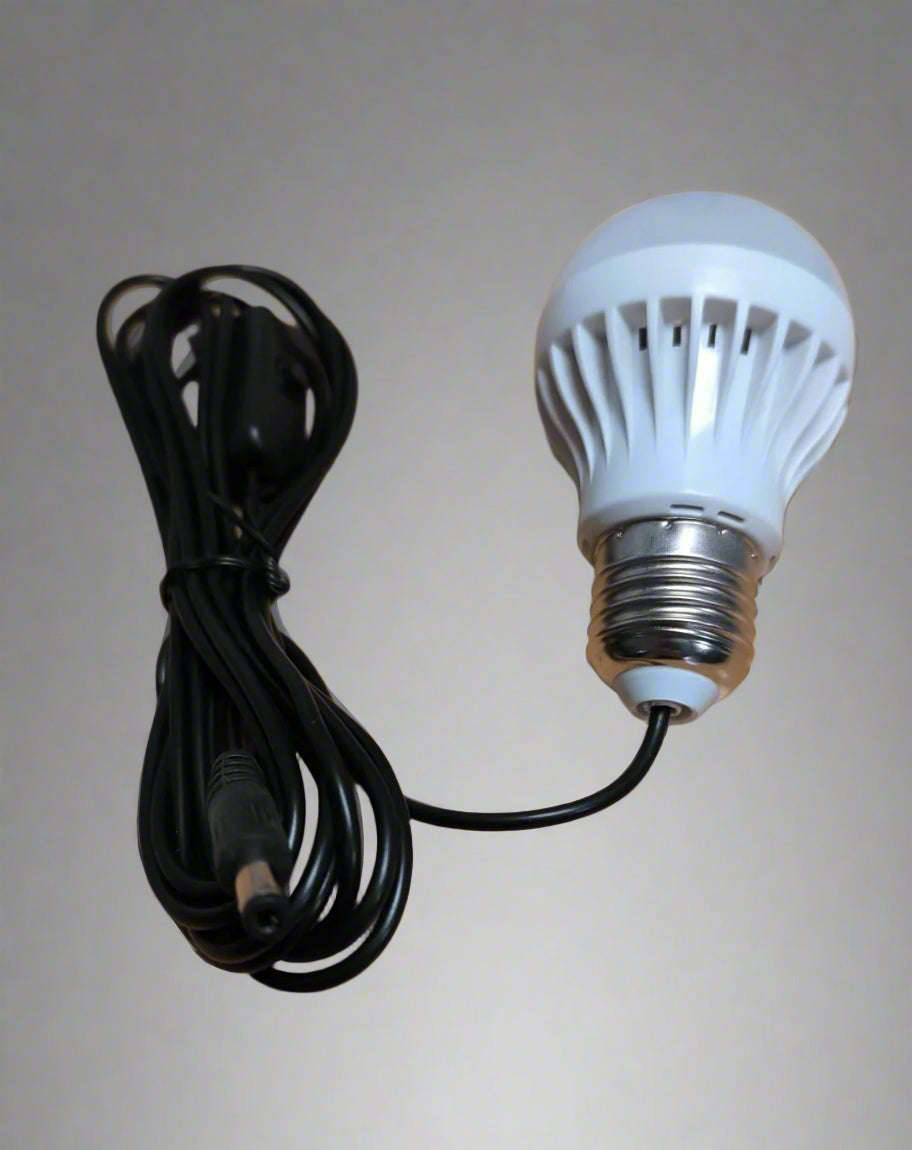 6v DC 3watt Cool White 6000K Switched LED Bulb for Emergency Led Lighting Kit