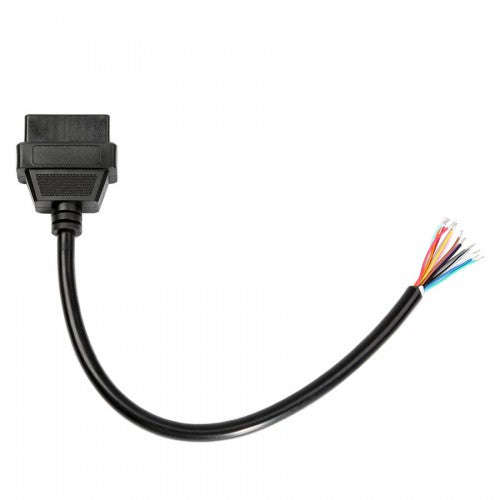 OBD2 16pin Female Connector to Open OBD Cable - Essential Tool for Car Enthusiasts and Profession...