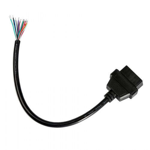 OBD2 16pin Female Connector to Open OBD Cable - Essential Tool for Car Enthusiasts and Profession...