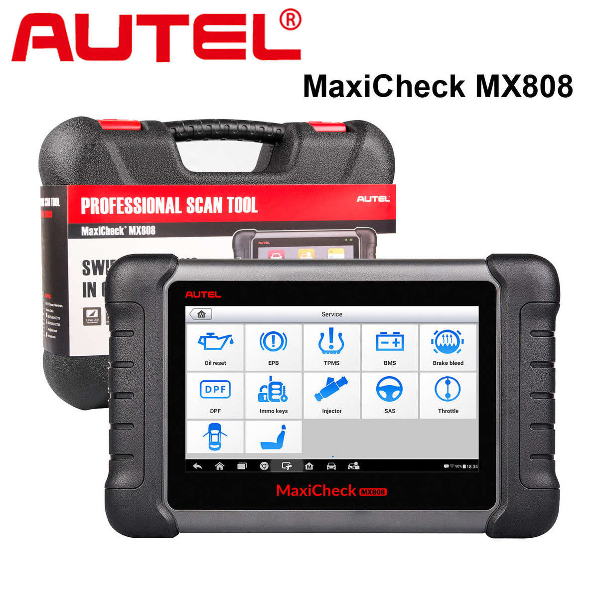 Autel MX808S | Full Diagnostic Scanner with 36+ Functions & Active Testing (50000064)
