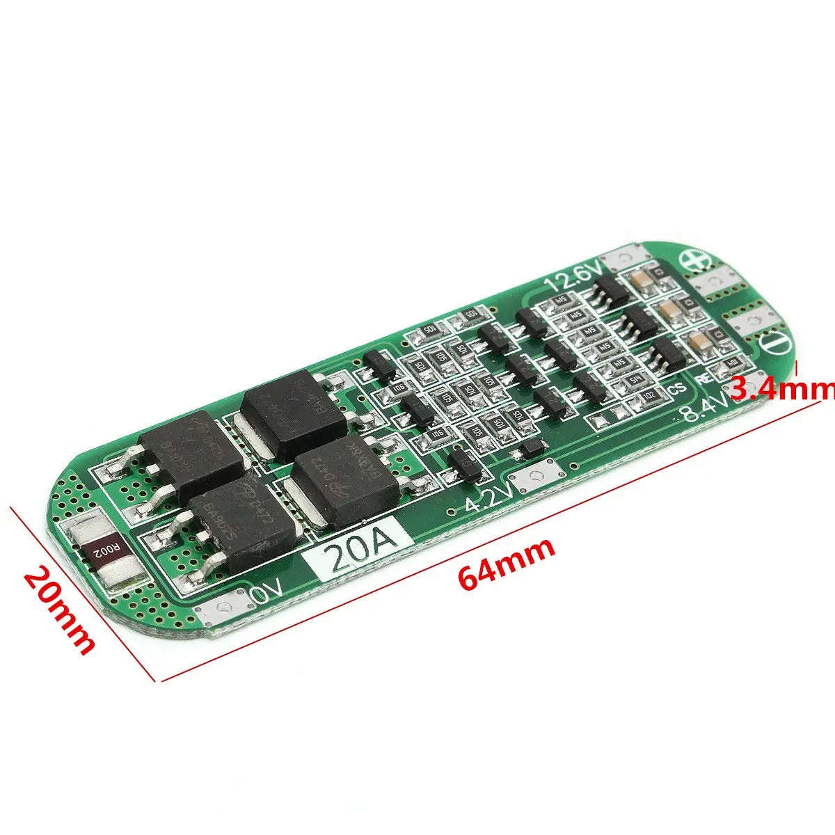 3S 20A Li-ion Lithium Battery 18650 Charger PCB BMS Protection Board 12.6V Cell (10003489)