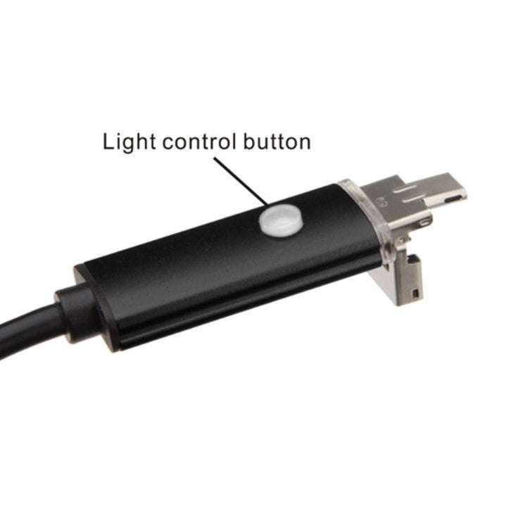 ANDOWL Q-HD211 2 In 1 Waterproof 5m Micro USB Endoscope Inspection Borescope Camera For Android/P...