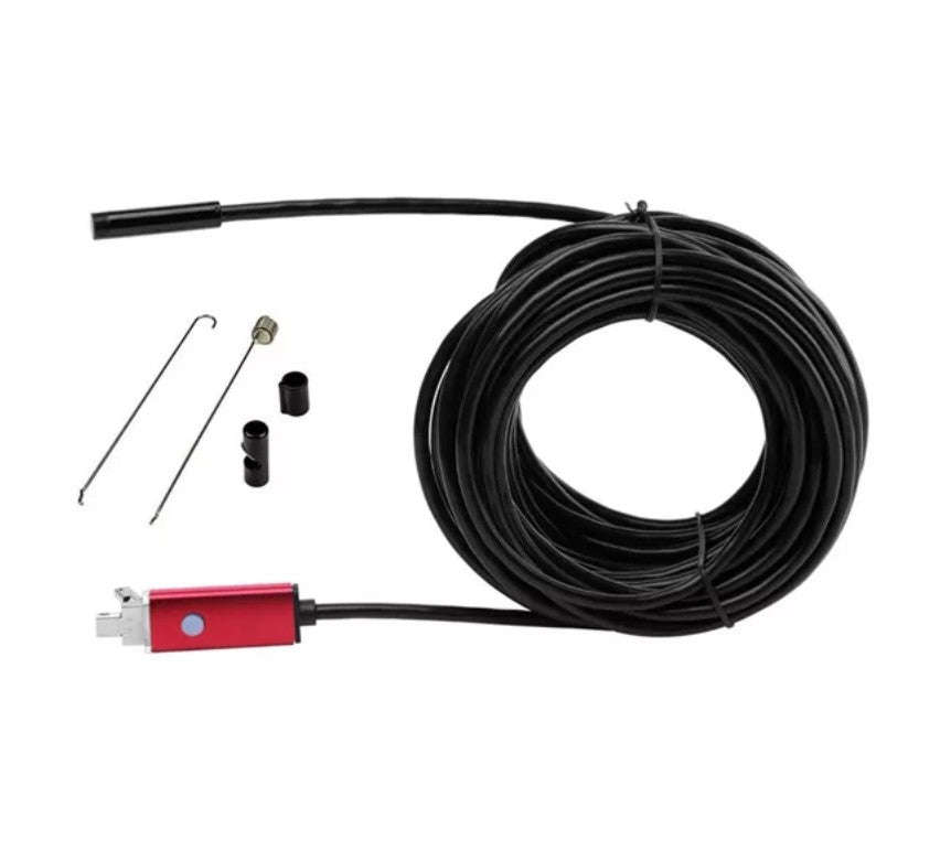 ANDOWL Q-HD211 2 In 1 Waterproof 5m Micro USB Endoscope Inspection Borescope Camera For Android/P...