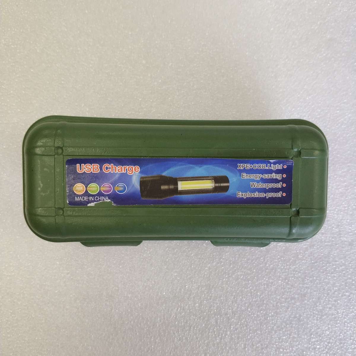 USB Charged Led Flashlight - Rechargeable Flashlight with Bright LED Bulb