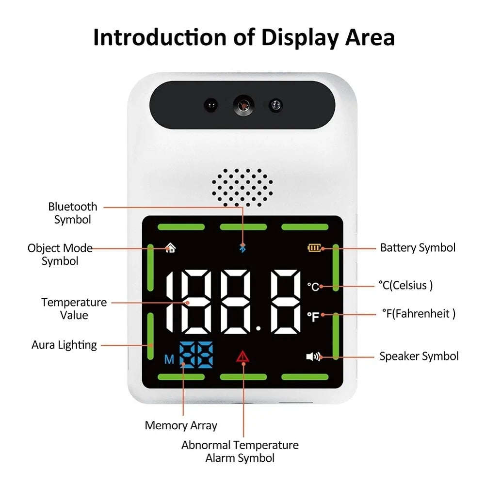 K88 Bluetooth Digital Infrared Wall-Mounted Thermometer (10004084)