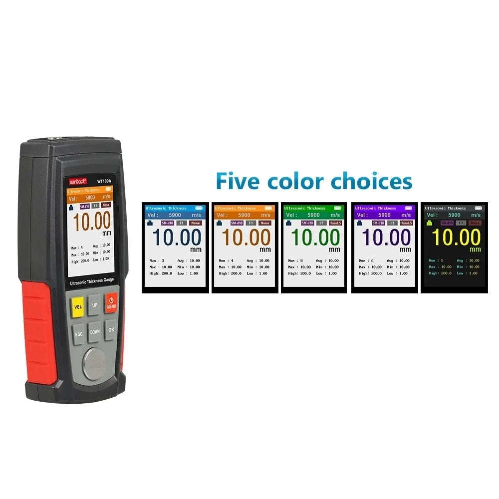 WINTACT WT100A 1.00225.0mm Digital Ultrasonic Thickness Tester