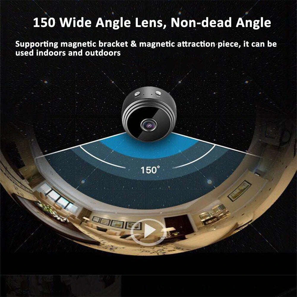 A9 1080P HD Mini Wireless WIFI IP Camera DVR - Compact and Versatile Surveillance Device with Rem...