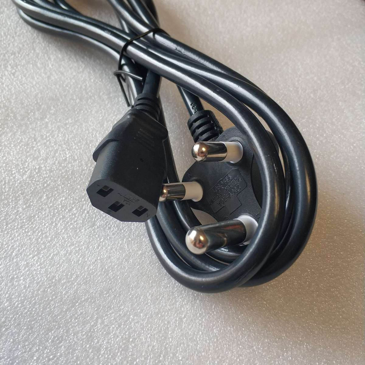 1m Kettle Cord - Versatile and Durable Power Cord for Kettle-Style Appliances - Black (10002526)