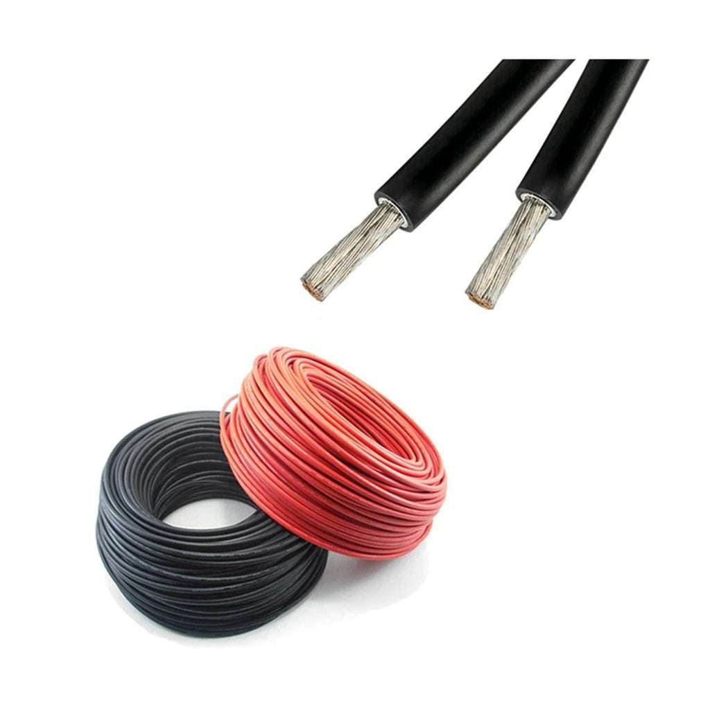 6mm2 Black PURE COPPER Flexible Solar Power Wire - Black (10004685)