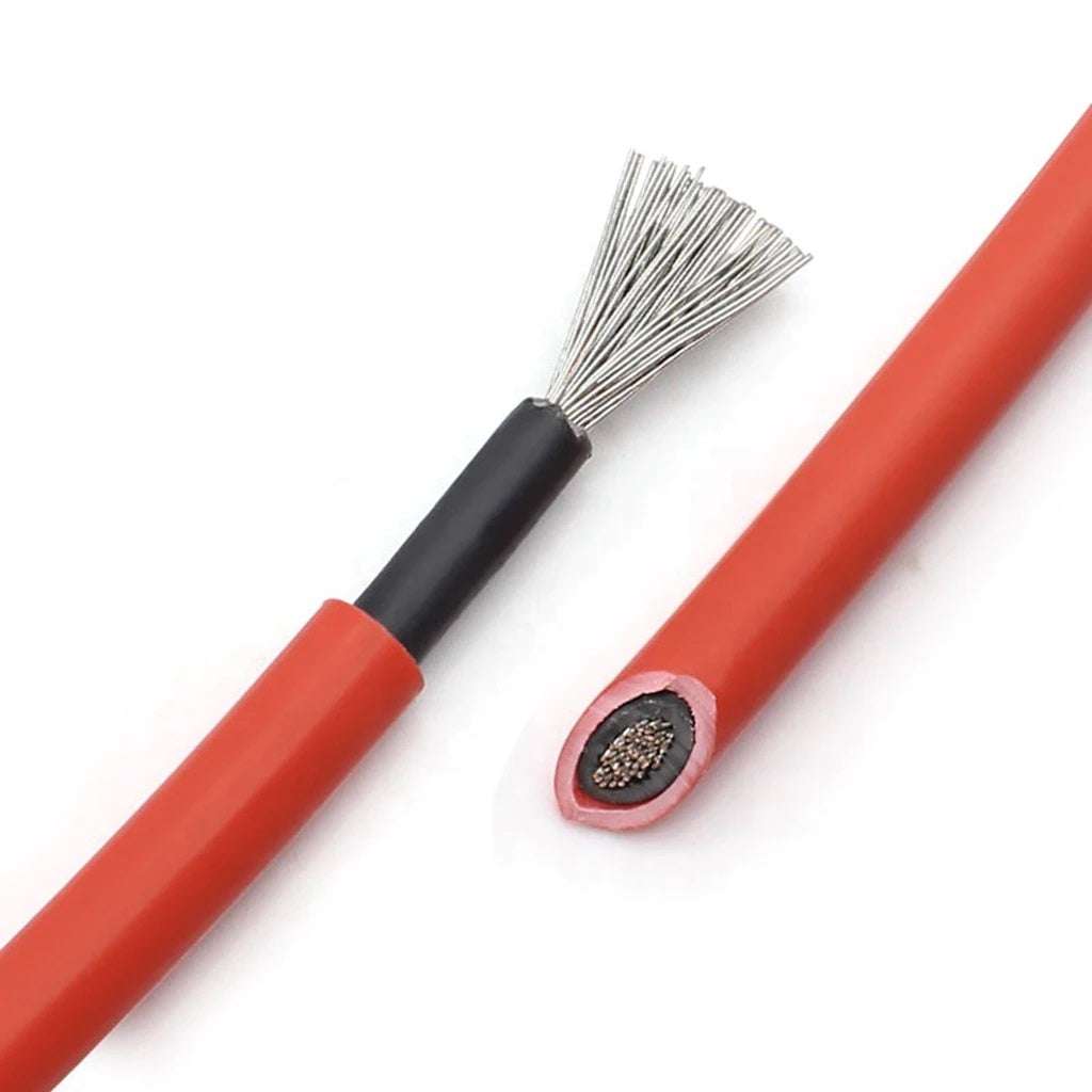 6mm2 Black PURE COPPER Flexible Solar Power Wire - Black (10004685)