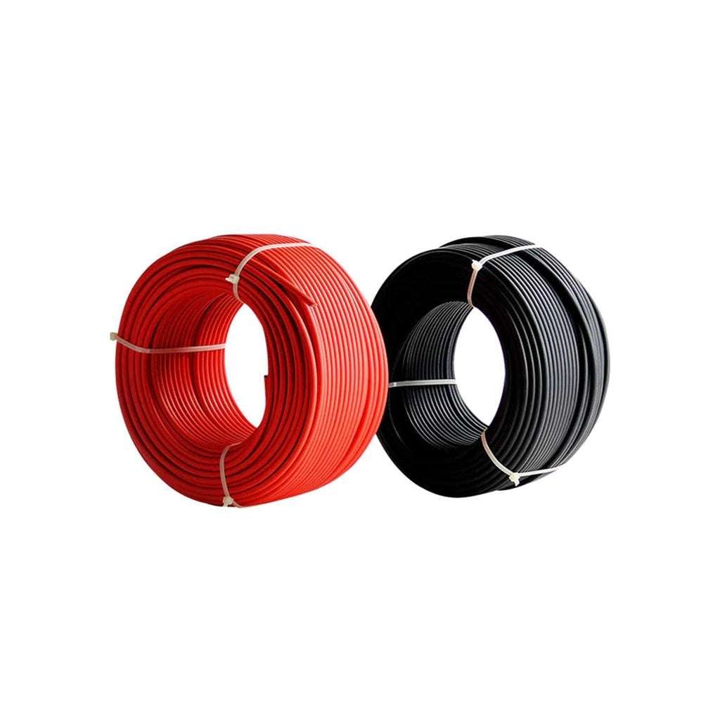 6mm2 Black PURE COPPER Flexible Solar Power Wire - Black (10004685)