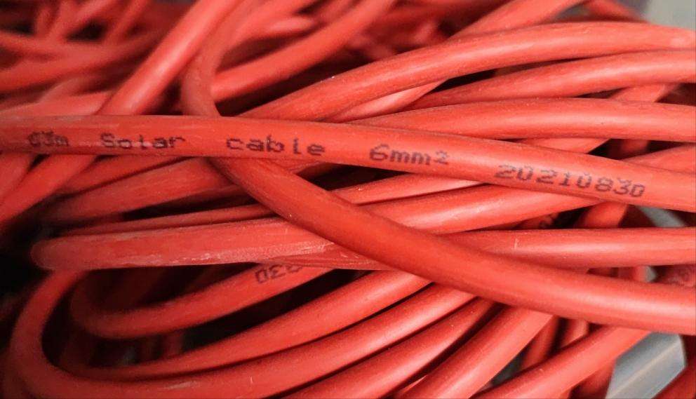 6mm2 Black PURE COPPER Flexible Solar Power Wire - Black (10004685)