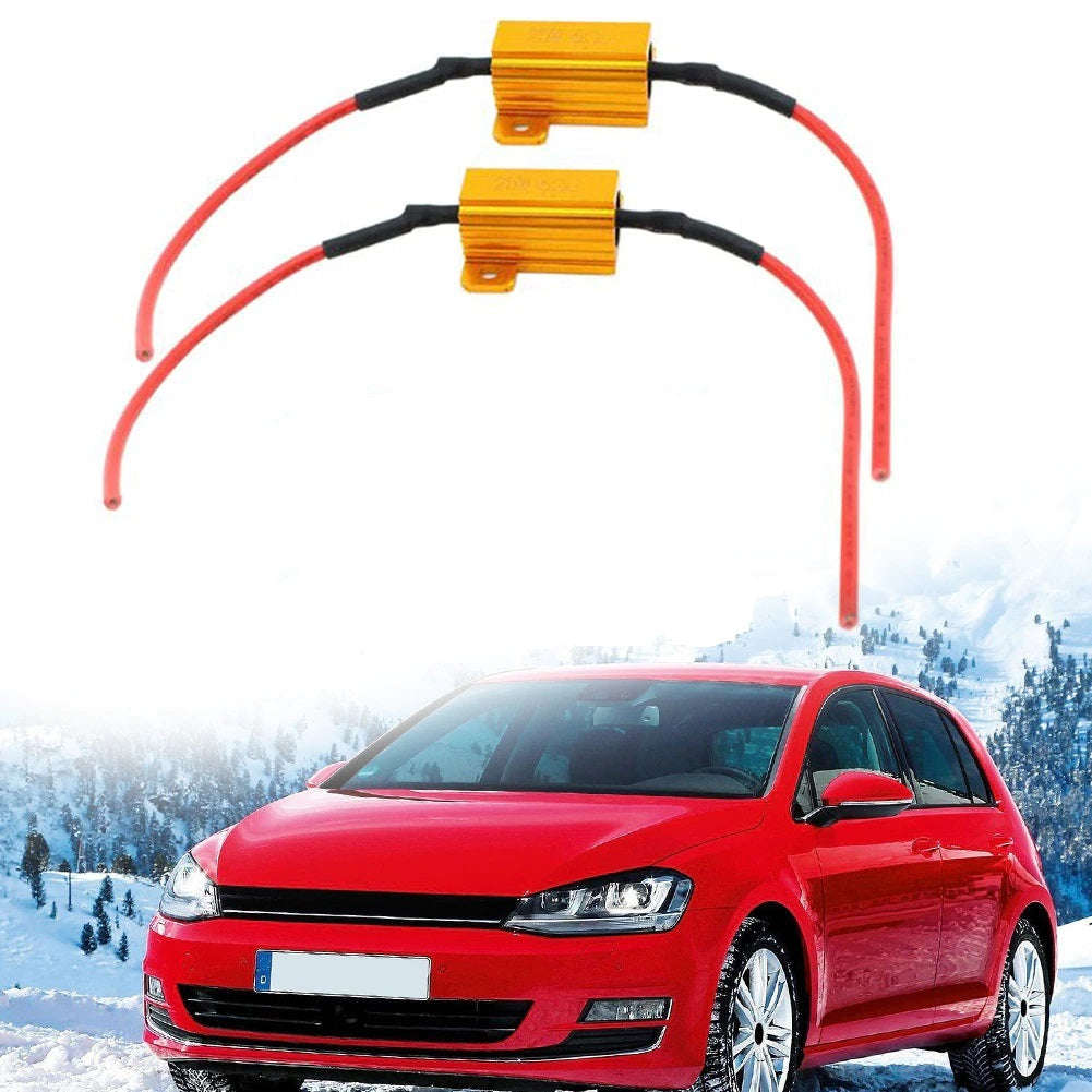 25W 6ohm Load Resistors for Vehicle LED Turn Signal Bulbs (10004694)