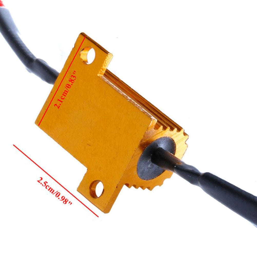 25W 6ohm Load Resistors for Vehicle LED Turn Signal Bulbs (10004694)