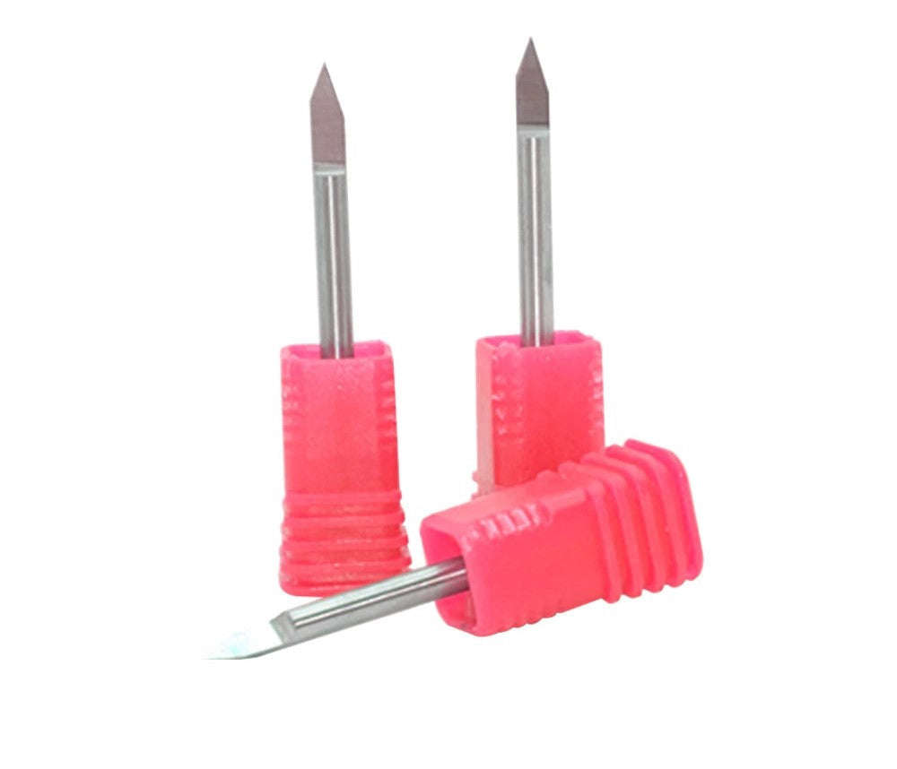 0.3x3 .175mm 1/8 inch 20 Degree V Shape Flat Bottom Knife CNC Cutter/Engraving Bit (10004620)