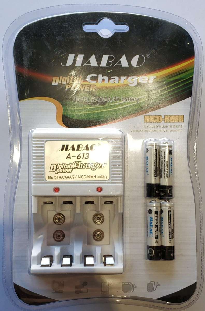 Jiabao A-613 Nicd-NiMh Battery Charger - Versatile and Efficient Charger with Intelligent Charging