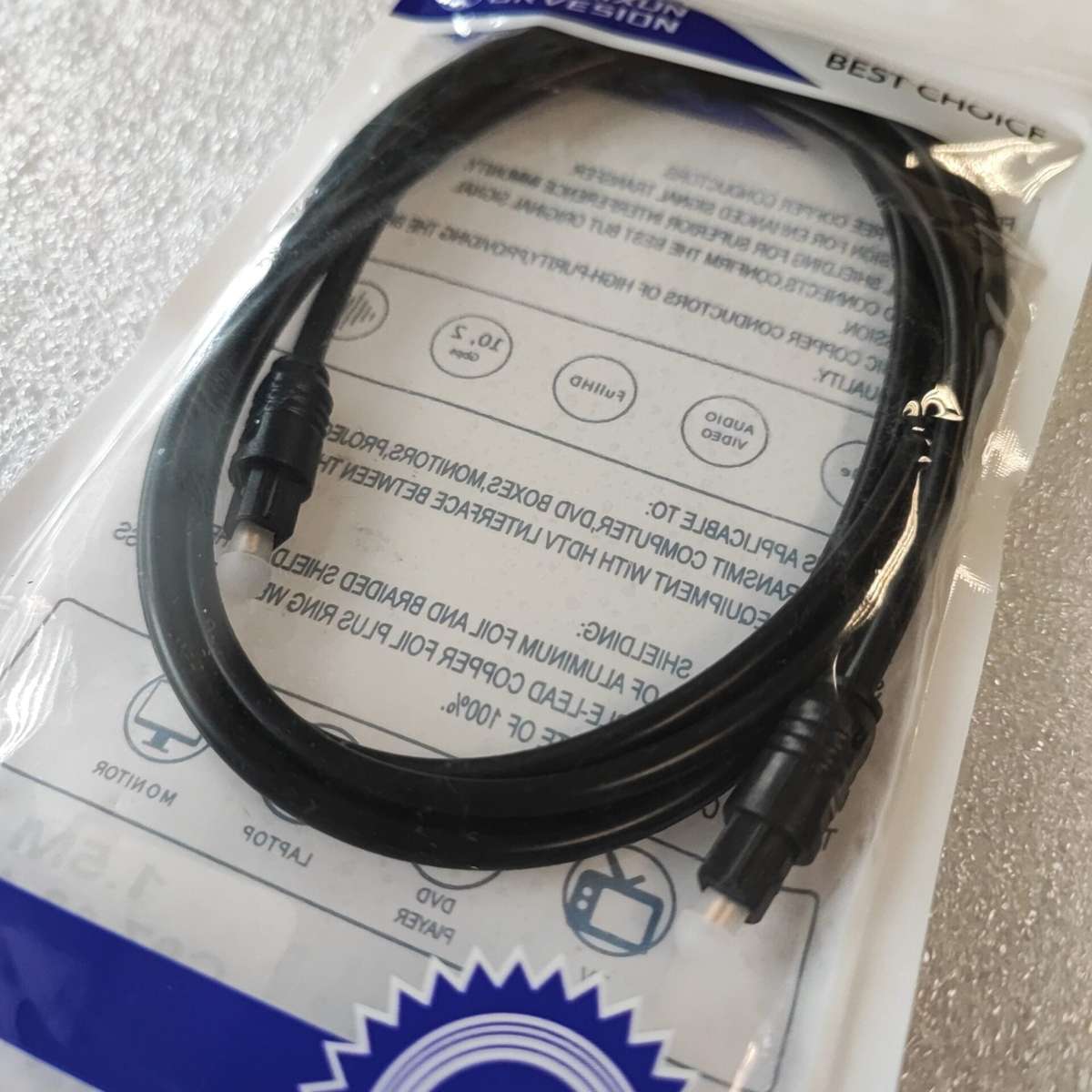 REDUCED TO CLEAR 1 Meter Optical Audio Cable (10007735)