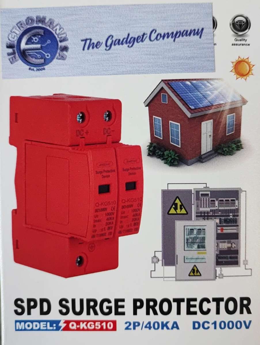 Andowl Q-KG510 2Pole DIN Rail DC 1000v Surge Protector  Reliable Protection for Electrical Sys...