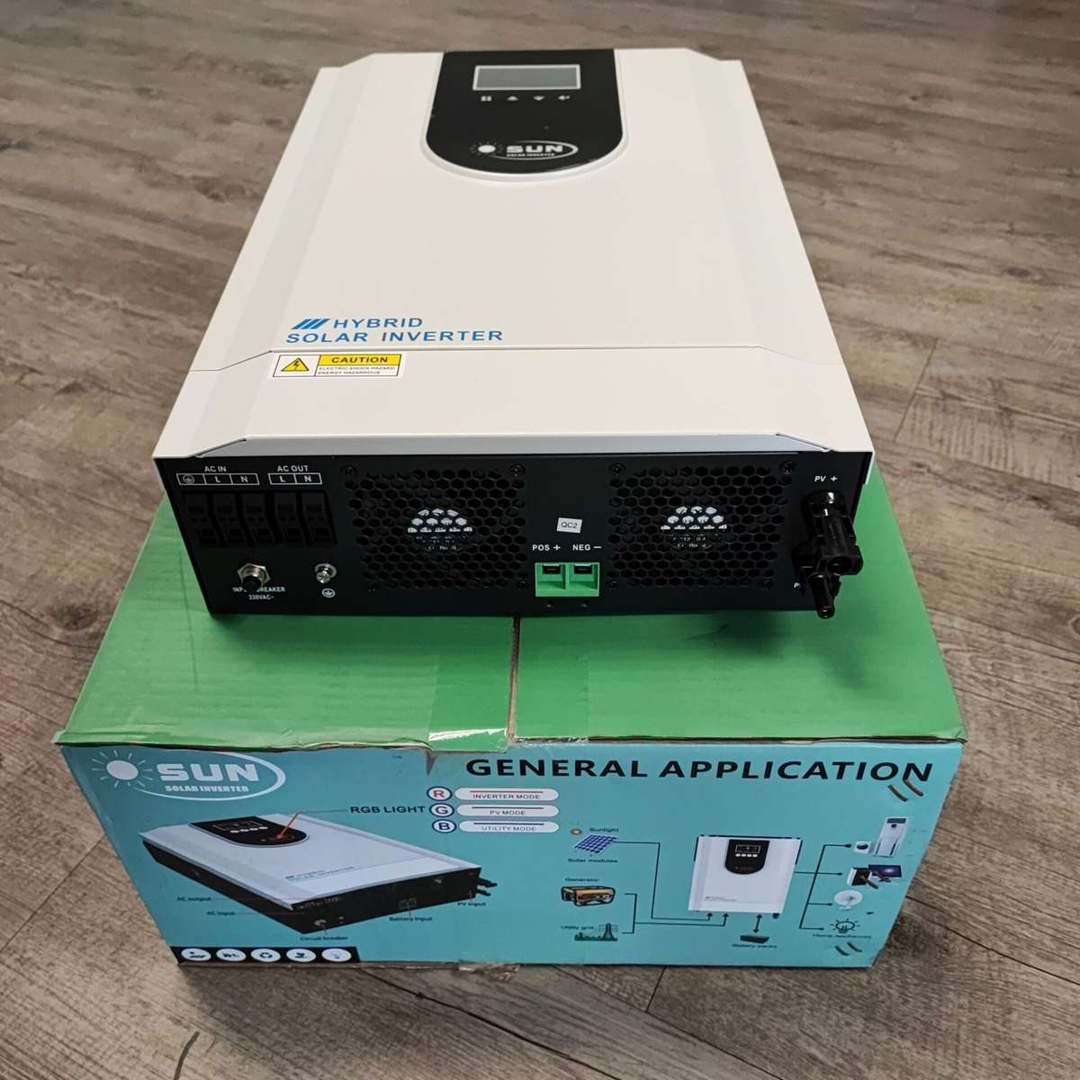 SUN 6.2KW Grid Tied 48v Pure Sine Wave Hybrid Solar Inverter - Efficient Solar Energy Conversion ...