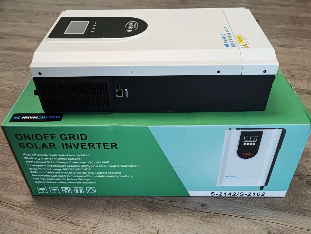 SUN 6.2KW Grid Tied 48v Pure Sine Wave Hybrid Solar Inverter - Efficient Solar Energy Conversion ...